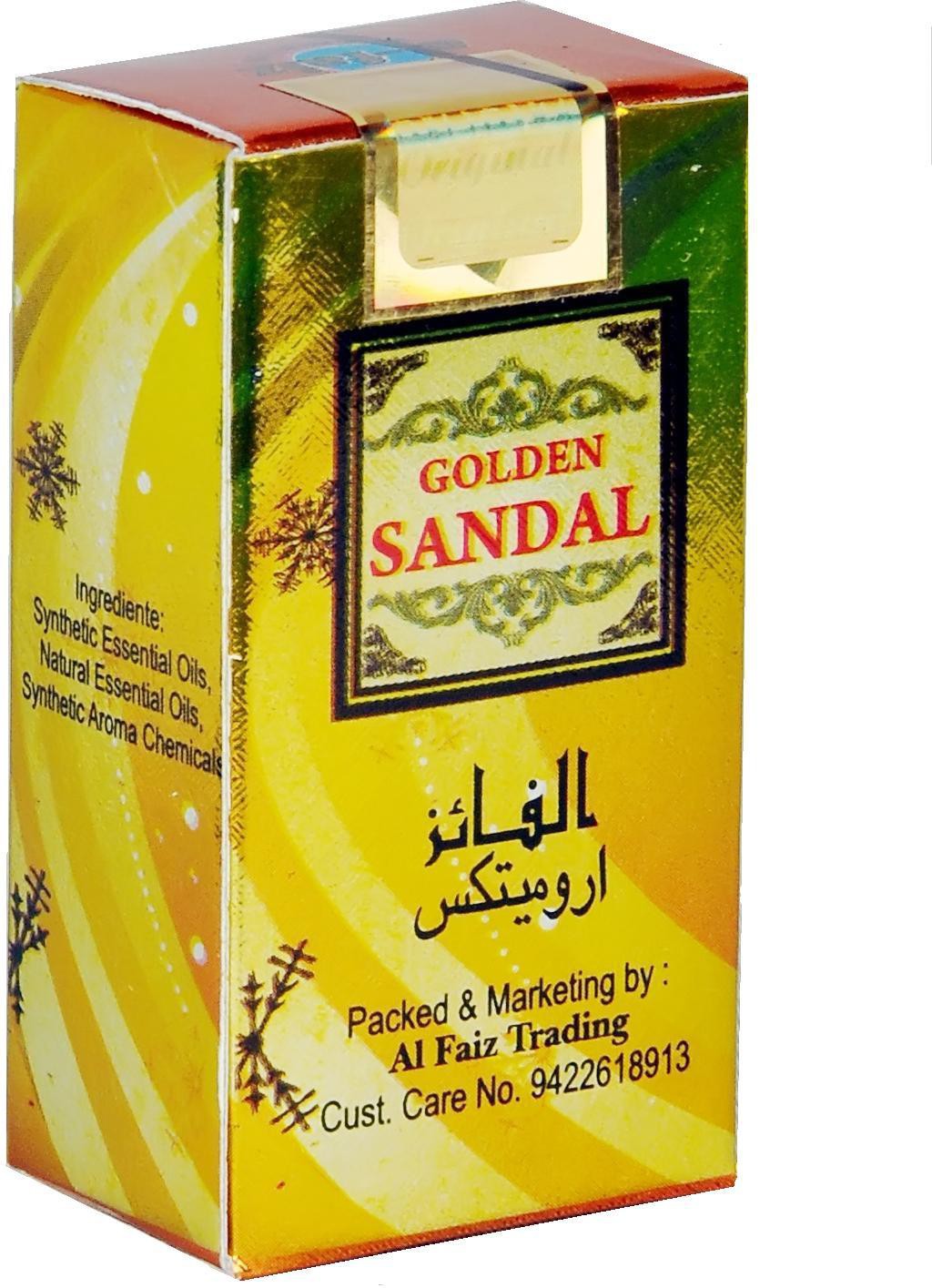 Al-Faiz Golden Sandal Roll On Floral Attar(Sandalwood)