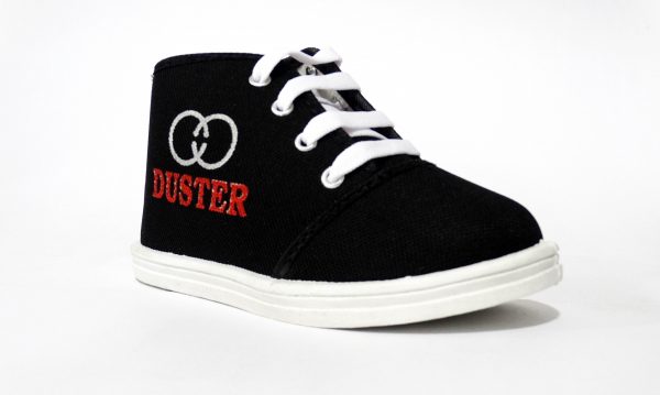 Amvi Duster Plain Black Casual Shoes
