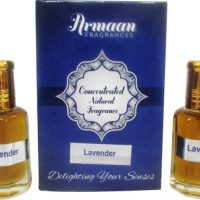 Armaan Lavender (Two Pcs Set) Natural Fragrance Floral Attar(Floral)