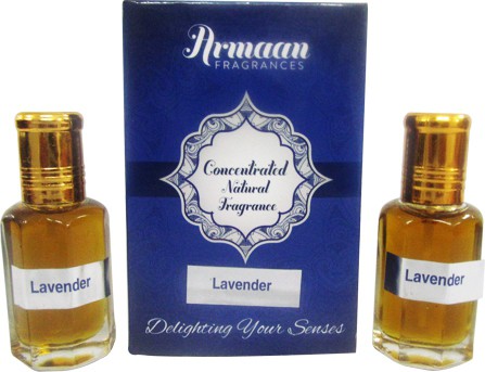 Armaan Lavender (Two Pcs Set) Natural Fragrance Floral Attar(Floral)