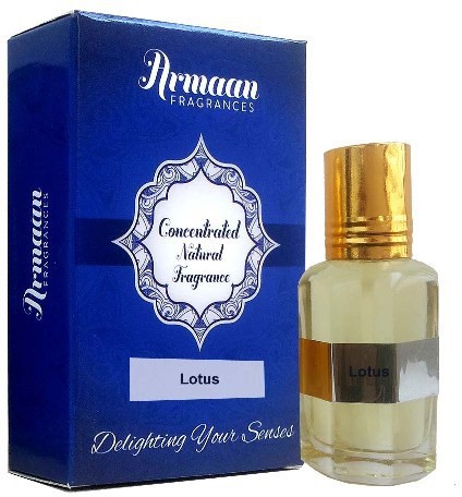 Armaan Lotus (Two Pcs Set) Natural Fragrance Floral Attar(Blue Lotus)