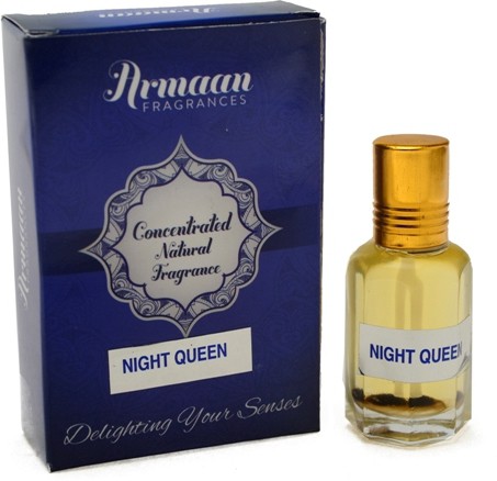 Armaan Night Queen ( Two Pcs Set) Natural Fragrance Floral Attar(Motia/Jasmin)
