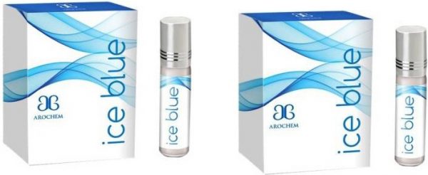 Arochem Ice Blue (Pack of 2) Floral Attar(Musk)