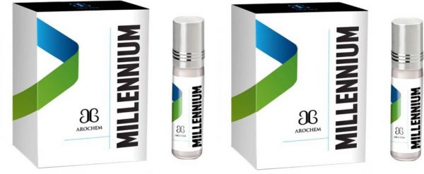 Arochem Millennium (Pack of 2) Herbal Attar(Musk)