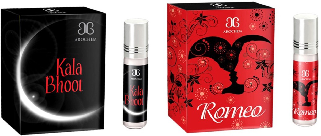 Arochem Romeo Kala Bhoot Combo Floral Attar(Amber)