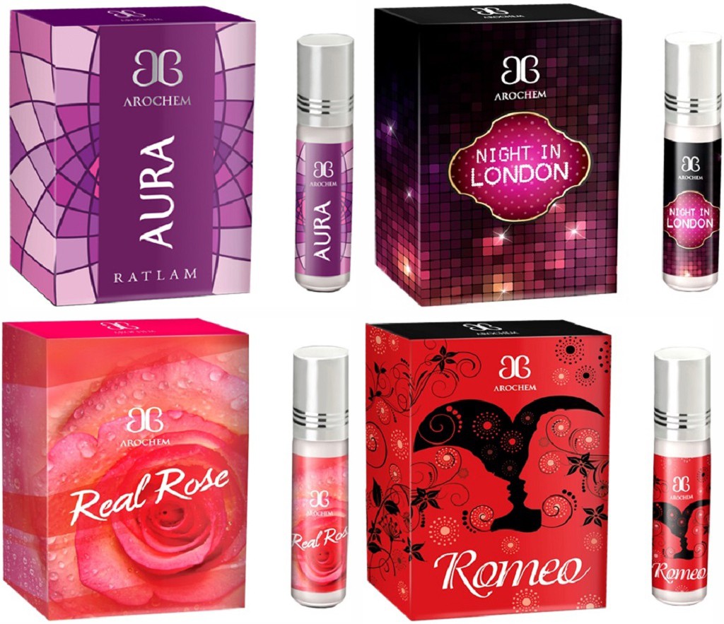 Arochem Romeo Night in london Real rose Aura Combo Floral Attar(Rose)