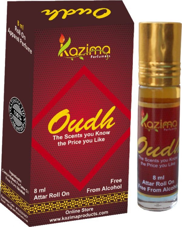 Kazima Perfumers Oudh Perfume 8 ML Floral Attar(Oud (agarwood))