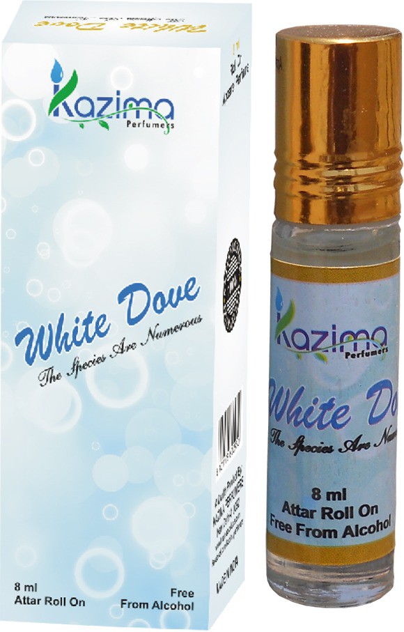 Kazima Perfumers White Dove Perfume 8 ML Floral Attar(Floral)