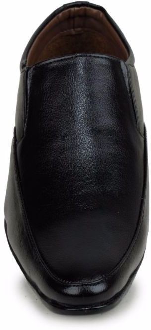 M-Toes M- Toes MT1035 Black Men Formal Shoes Slip On(Black)