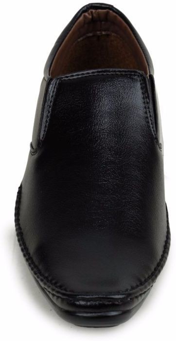 M-Toes M- Toes MT1037 Black Men Formal Shoes Slip On(Black)
