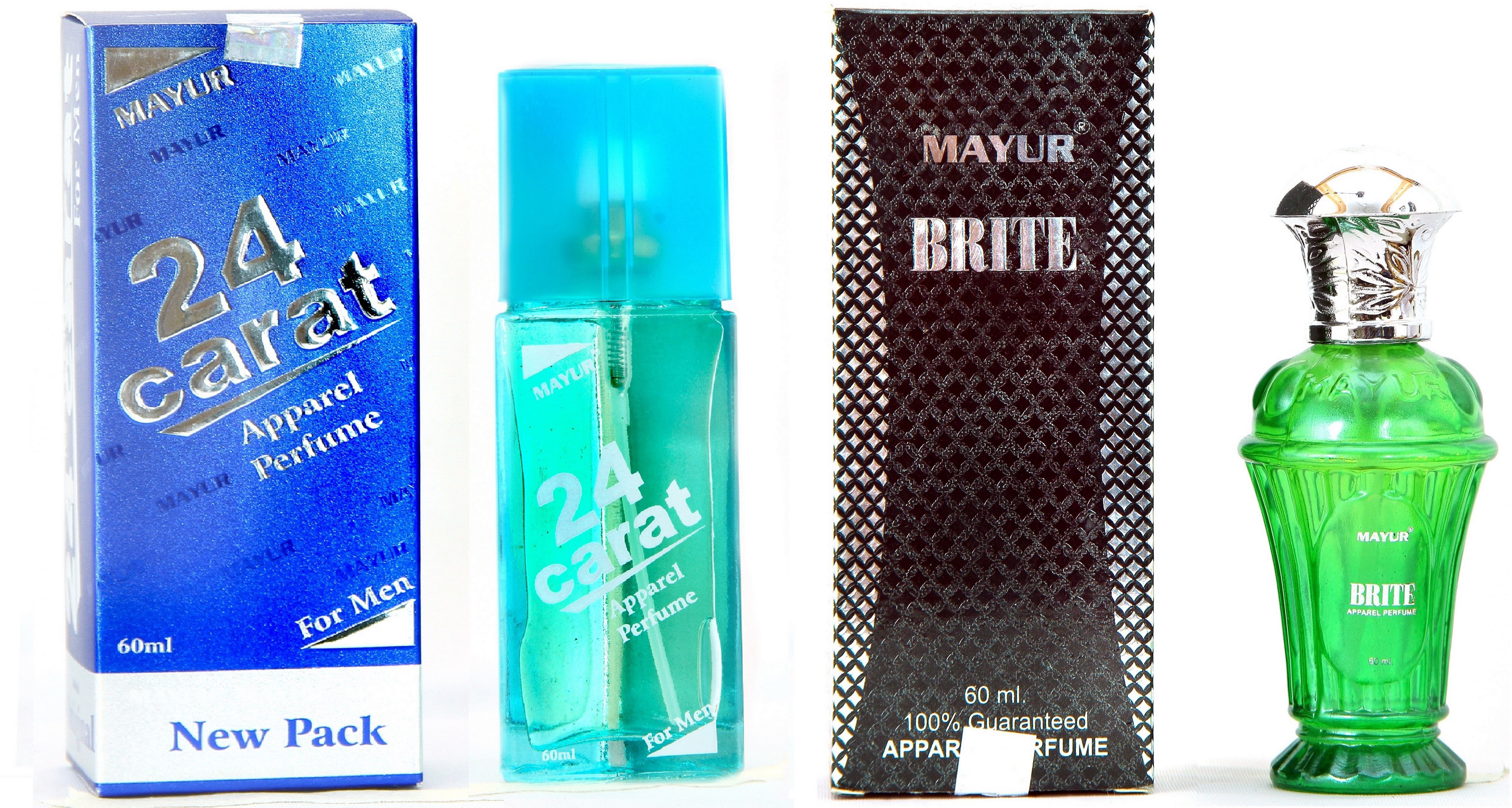 Mayur 24 Carat and Brite Eau de Parfum  -  120 ml(For Men)