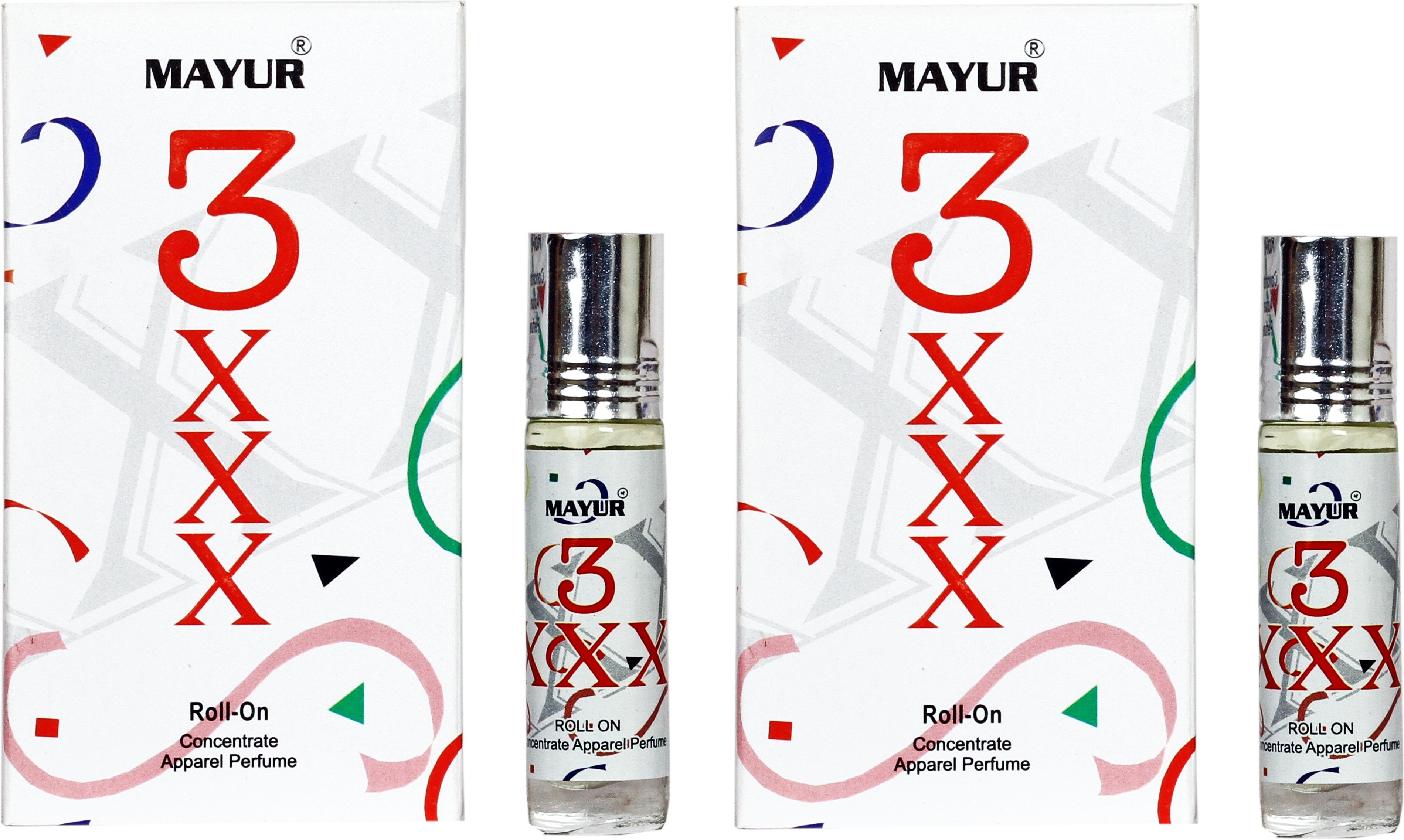 Mayur 3xxx Roll On(Pack Of 2) Floral Attar(Gold Musk)