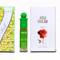 Mayur Asli Fulab and Al-Full (2pcs of 8 ml) Floral Attar(Rose)