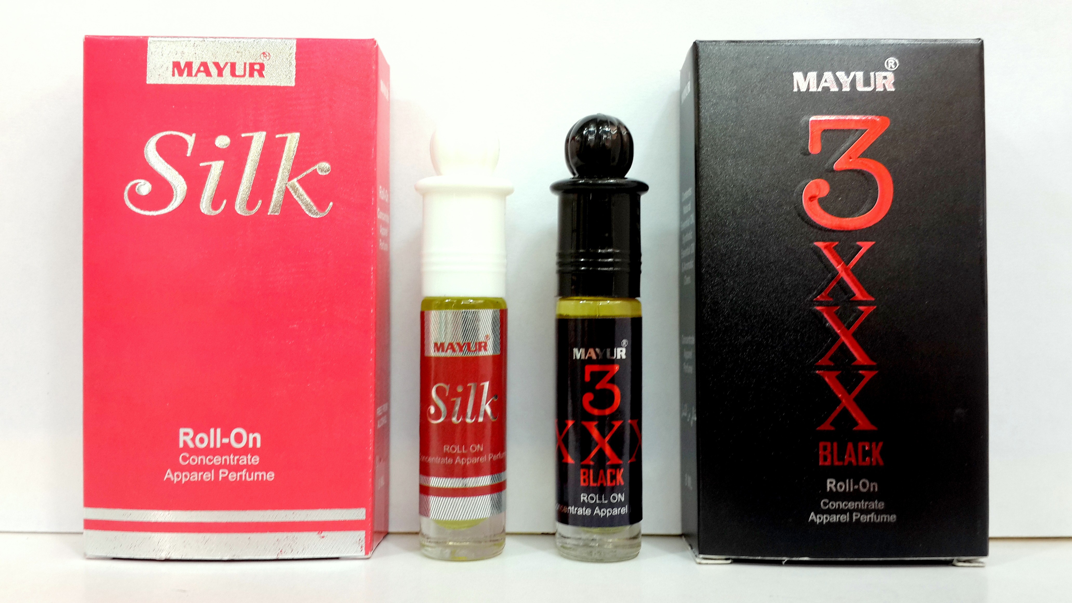 Mayur Combo(Silk+3xxx Black) Floral Attar(Gold Musk)