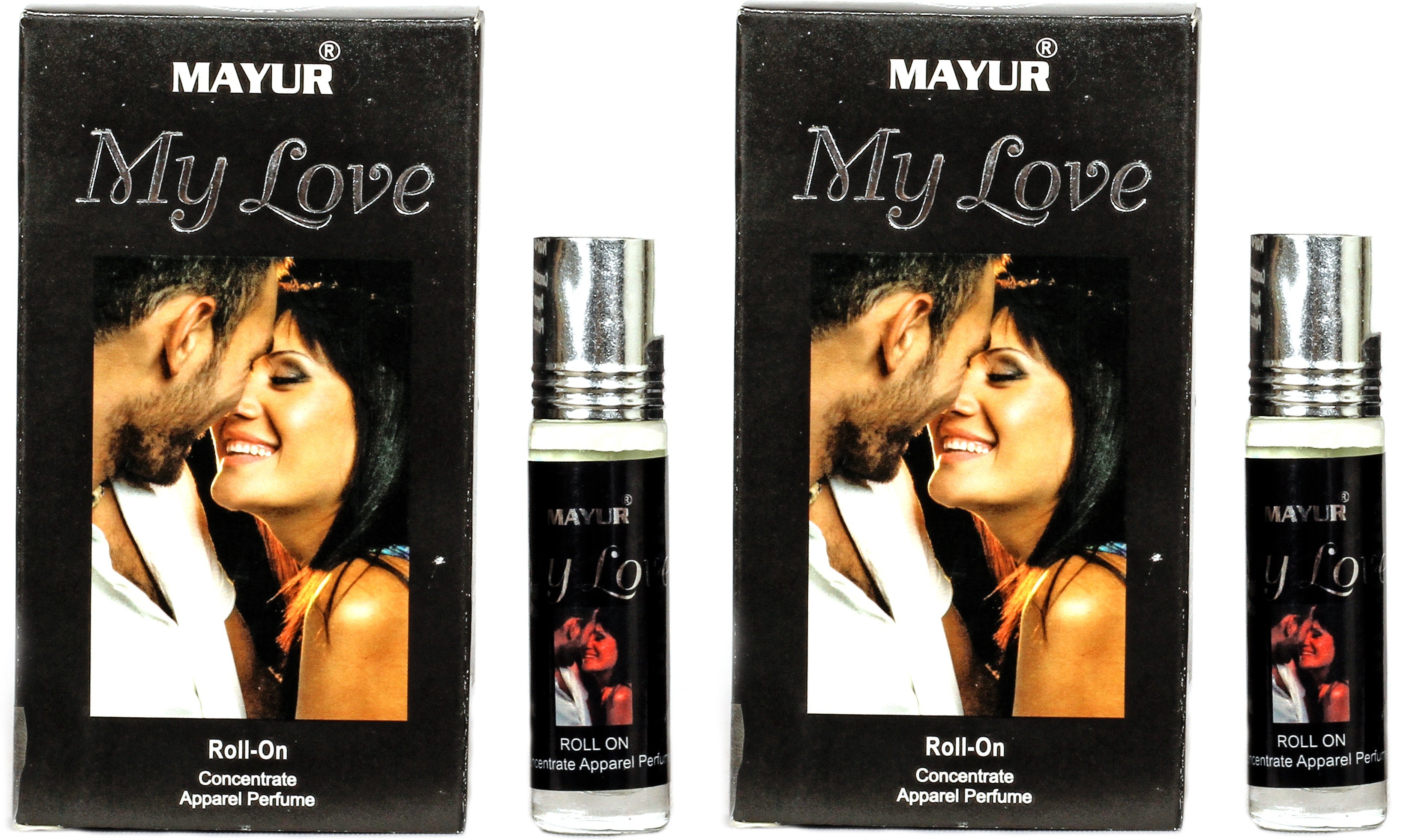 Mayur My Love attar roll on 8ml (pack of 2) Floral Attar(Amber)