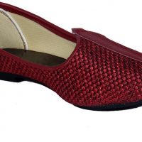 Panahi Maroon Hcrafted Slip On Mojaris Casuals