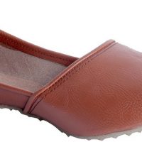 Panahi Tan Synthetic Leather Slip On Jutis Casuals