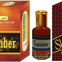 Purandas Ranchhoddas PRS Amber & Shamama 6ml Each Herbal Attar(Amber)