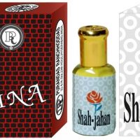 Purandas Ranchhoddas PRS Hina & Shah-Jahan 12ml Each Herbal Attar(Blends (mukhallat))