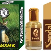 Purandas Ranchhoddas PRS Sandal & Mushk 6ml Each Herbal Attar(Musk)