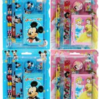 Shree Krishna Handicrafts And Gallery Birthday Party Return Gifts - Pack of 24 Mix Stationery Kit Set for Kids - 12 Blue