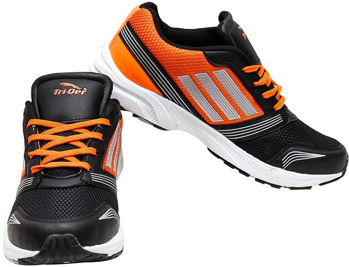 Triqer 757-blk-Orng Running Shoes(Orange)